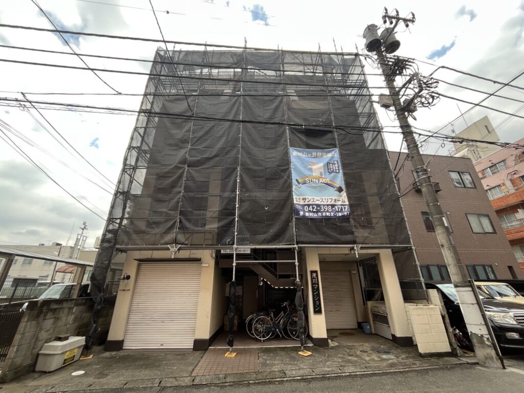 【東京都東村山市案件】ALCシーリング増し打ち工事の現場写真